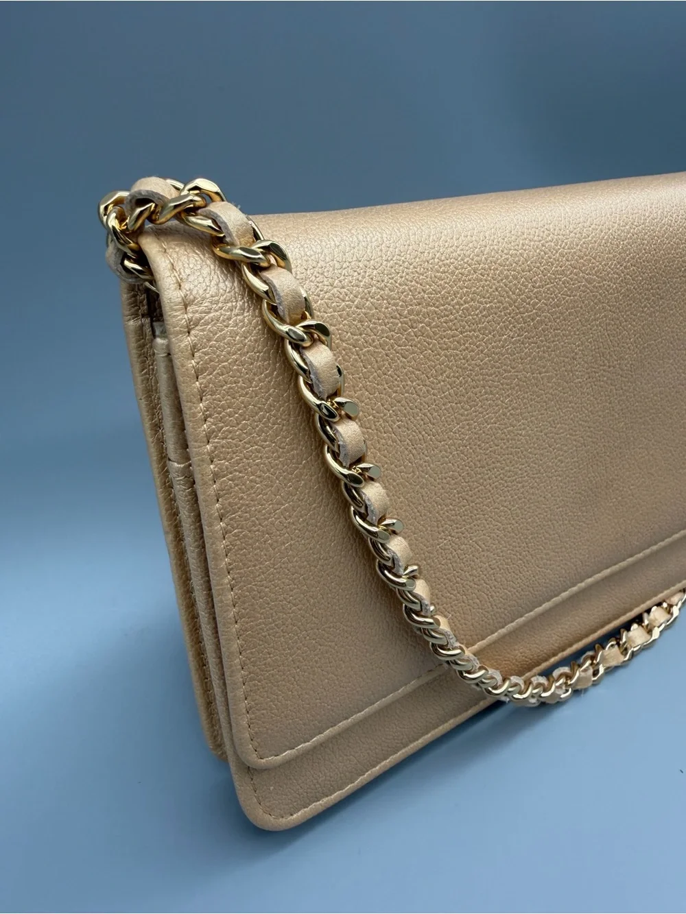 Chanel Wallet on Chain - Gold Grained Calf Skin